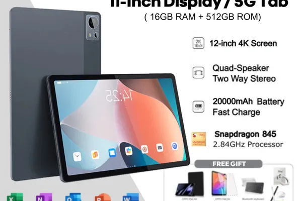 Realme Pad X แท็บเล็ต 16+512GB 11 นิ้ว Android Dual SIM 5G LTE WiFi เล่นเกม ทำงาน เรียนออนไลน์ | รูปสินค้าจาก Shopee